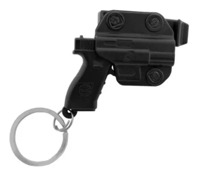 Chaveiro Glock - Bélica + Mini Coldre - Imagem 2