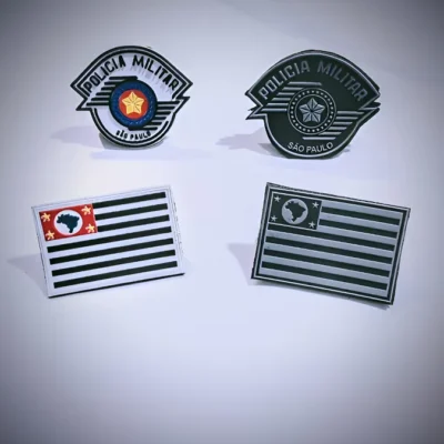 Kit- Bandeira/Logo (Negativo e Colorido)