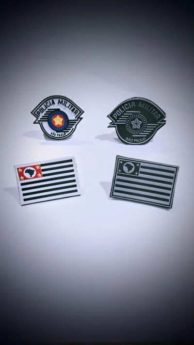 Kit- Bandeira/Logo (Negativo e Colorido)