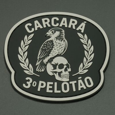 Patch Emborrachado – Carcará- Kit 6 Unidades